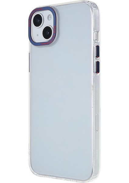 iPhone15 Plus Shockproof Tpu+Akrilik Kristal Temizli Telefon Kapak Sapfire (Yurt Dışından)
