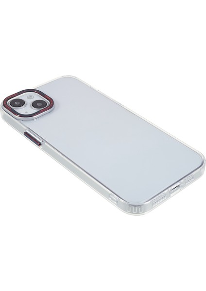 iPhone15 Plus Shockproof Tpu+Akrilik Kristal Temizli Telefon Kapak Sapfire (Yurt Dışından)