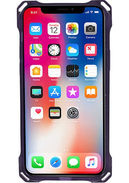 iPhone12 Pro Max Clear Telefon Kılıfı Tpu+Akrilik Anti-Çizelge Kapak Tespit Edilen Mor (Yurt Dışından) fiyatları