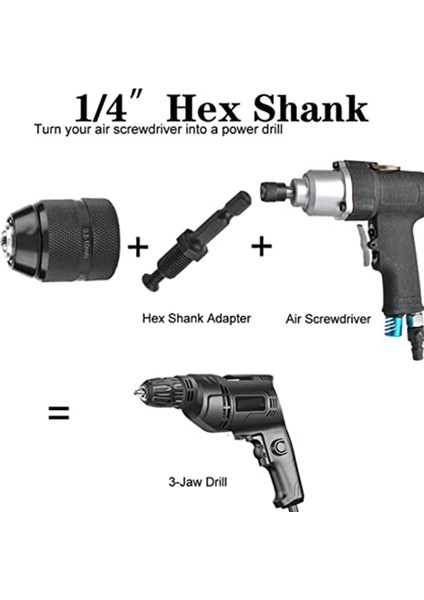 0.8-10MM Profesyonel Anahtarsız Matkap Chuck Adaptörü 3/8 Inç-24 Konu Hızlı Değişim Adaptörü 1/4 Inç Hex 1/2 Inç (Yurt Dışından) fırsatları