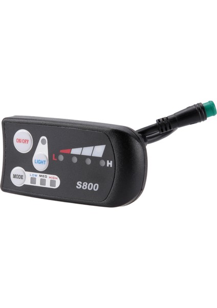 Elektrikli Bisiklet 36V48V S800 LED LCD Metre Kontrol Paneli Ekran Ebike Denetleyicisi Için 5 Pin Su Geçirmez Fiş Konnektörü (Yurt Dışından)