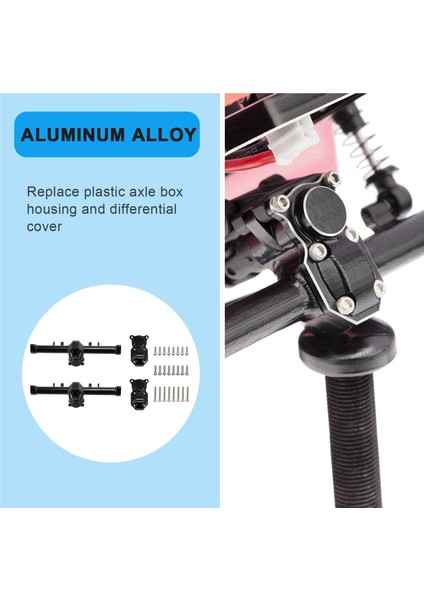 1/24 Rc Metal Ön ve Arka Aks Kapağı Yükseltme Aksesuarları Için (Yurt Dışından) fiyatları