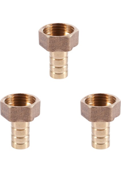 3 Adet 12MM Hortum Diken 1/2bsp Dişi Konu Hızlı Bağlantı Konnektörü Adaptörü Altın (Yurt Dışından)