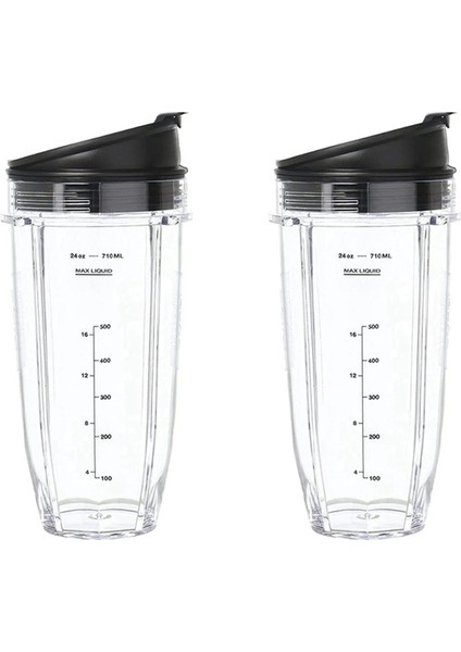 Blender Kabı Için 2x Blender Kabı Değişimi, Blender Yedek Parçaları, Blender Parçaları (24 OZ/710 Ml) (Yurt Dışından)