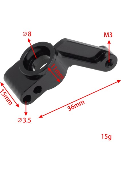 Drag Slash Için Metal Arka Saplama Aks Taşıyıcı, Siyah (Yurt Dışından) fırsatları