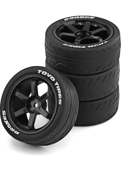 1/10 Rc Yarış Araba Lastikleri TT01 TT02 XV01 Için Drift Araba Lastiği, Siyah (Yurt Dışından)