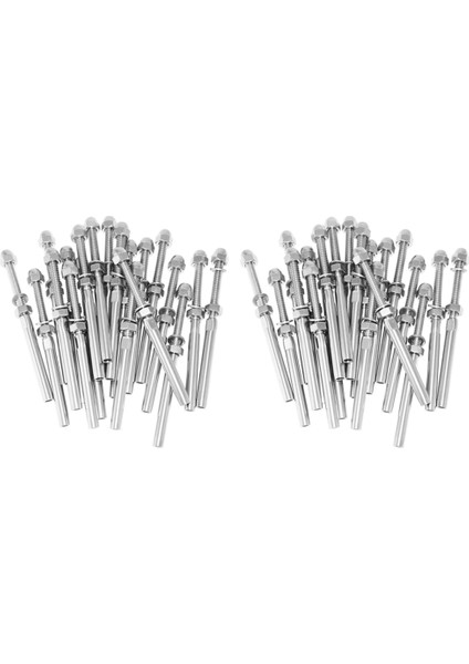 40PACK Dişli Terminal Saplaması Paslanmaz T316 Deniz Sınıfı Saplama Uç Bağlantı Terminali (Yurt Dışından)