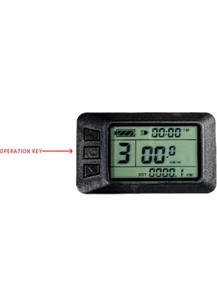 USB Fişli Elektrikli Bisiklet Kt-Lcd7 Akıllı Ekran E-Bisiklet LCD Kontrol Paneli Su Geçirmez Aksesuarlar (Yurt Dışından)