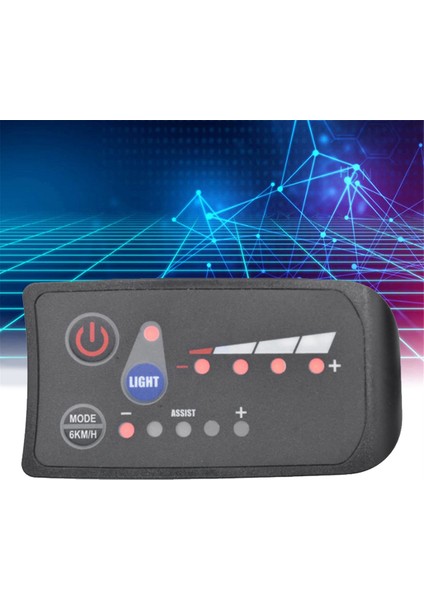 S810 E-Bisiklet Metre LED Ekran 36 V IP65 Elektrikli Bisiklet Için Elektrikli Bisiklet Metre Sm 6pın (Yurt Dışından)