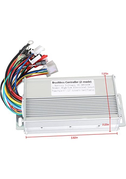 36-48V 500W Fırçasız Dc Motor Hız Kontrol Kutusu Elektrikli Bisiklet Scooter (Yurt Dışından)
