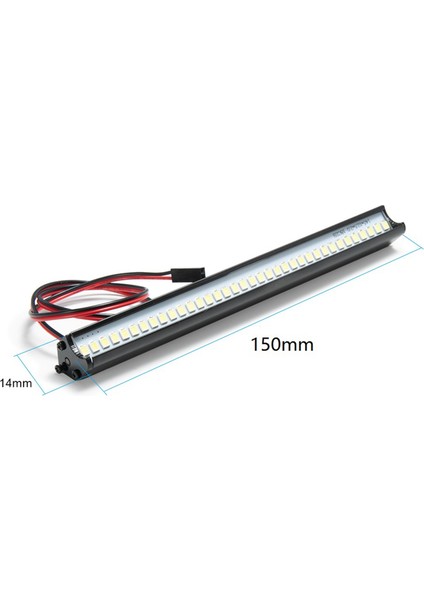 2X150MM 36 LED Işık Çubuğu Tavan Lambası Işıkları Eksenel SCX10 90046 Trx4 Slash 1/8 1/10 Rc Paletli Kamyon (Yurt Dışından)