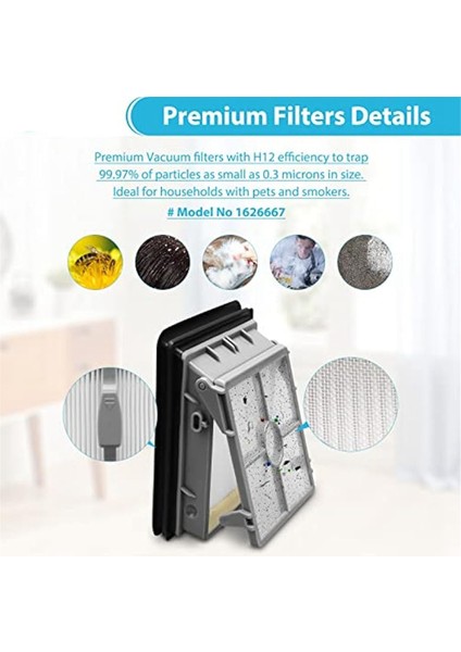 X7 Crosswave 3279 3277 3011 3055 Çok Yüzeyli Hepsi Bir Arada Islak-Kuru Vakum Için Fırça Rulo Filtre Kiti (Yurt Dışından)