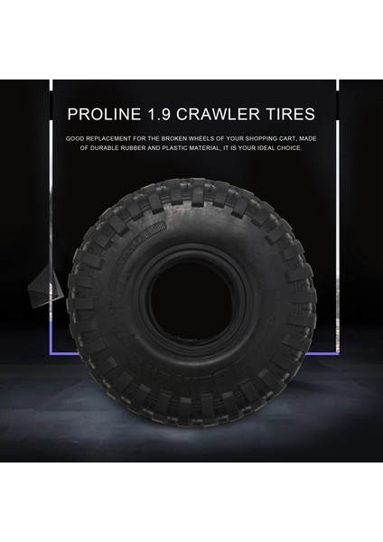 4 Adet 118MM 1.9 Kauçuk Lastikler Lastikler Tekerlek Için 1/10 Eksenel SCX10 90046 (Yurt Dışından) fiyatları