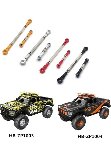 Hb Toys ZP1001 ZP1002 Için Metal Direksiyon Çubuğu Servo Bağlantı Çubuğu, Sarı (Yurt Dışından)
