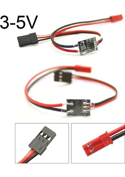 20A Yüksek Akım Uzaktan Kumanda Elektronik Anahtarı 3-30V Hava Modeli (Yurt Dışından) modelleri
