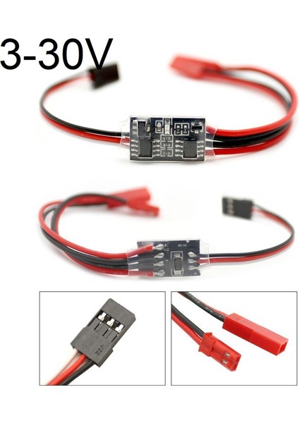 20A Yüksek Akım Uzaktan Kumanda Elektronik Anahtarı 3-30V Hava Modeli (Yurt Dışından) fırsatları