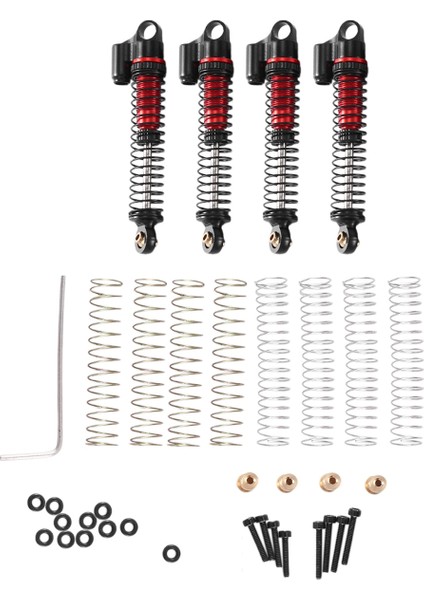 4 Adet 53MM Metal Yağ Damperi, Siyah (Yurt Dışından) fiyatları