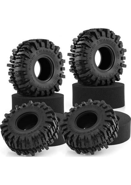 Adet 120MM 1.9ın Off-Road Lastikleri 1: 10 Rc Paletli Araba Eksenel SCX10 (Yurt Dışından) indirimleri