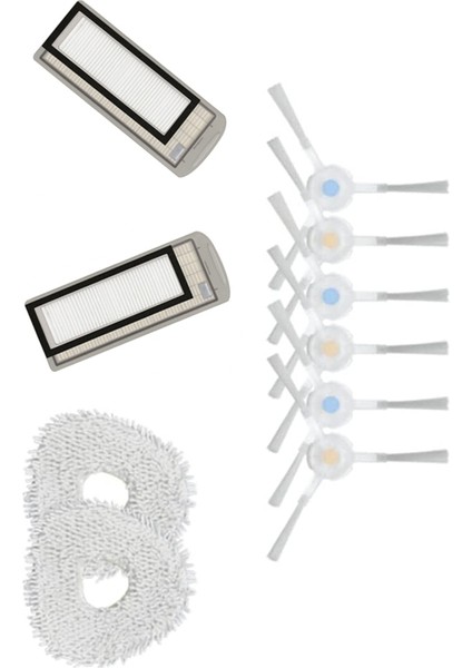 J1J2 Zemin Robot Filtre Ekranı Kenar Fırça Bezi Için Uygundur (Yurt Dışından) indirimleri