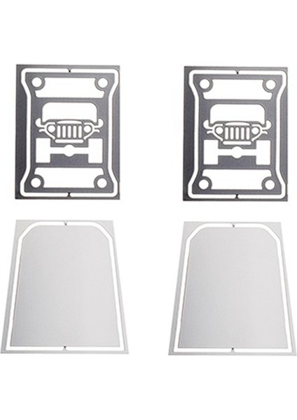 Metal Kuyruk Lambası Im Stop Lambası Kapağı Kuyruk Lambası Dekoratif Parça, 5 (Yurt Dışından)