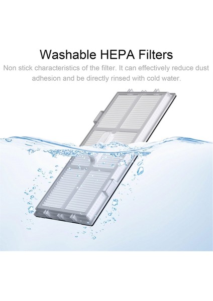 Robtic Elektrikli Süpürge Ana Silindir Yan Fırça Hepa Filtre Paspas Pedleri Toz Torbaları Yedek Parçalar (Yurt Dışından) fiyatları