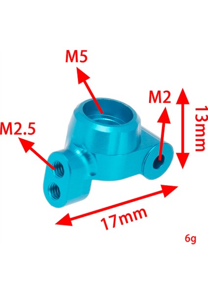 2 Adet Metal Arka Hub Arka Mafsal Kolu Için 1/18 Mini-T 2.0 2WD,2 (Yurt Dışından)