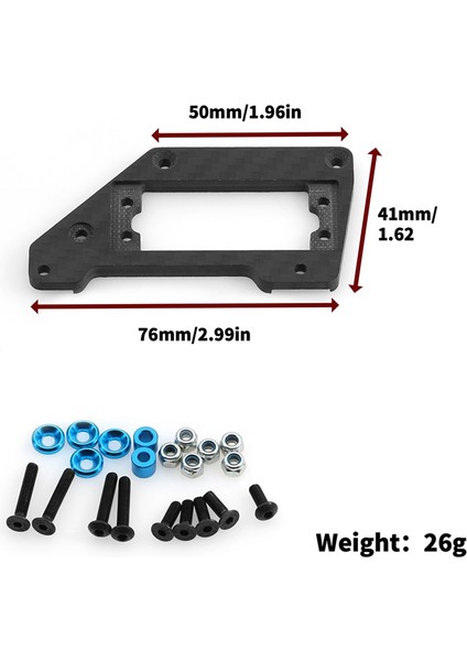 1/10 Eksenel SCX10 Pro Için Direksiyon Dişlisi Montaj Aksı Servo Montaj Standı (Yurt Dışından) fırsatları