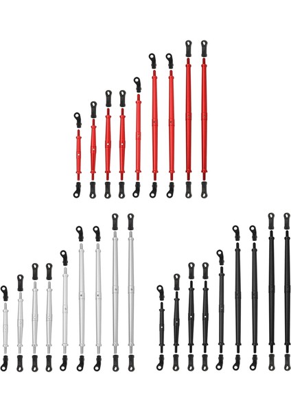 9 Adet Metal Süspansiyon Bağlantı Çubuğu Chis Bağlantı Seti,3 (Yurt Dışından)
