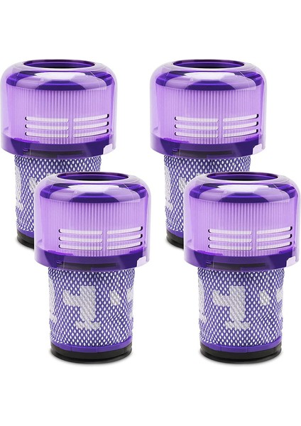 4 Paket V12 Filtreler Dyson V12 Ince Vakumları ve V12 Slim Vakuumları Algılama, Bölüm NO.971517-01 (Yurt Dışından)