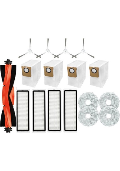 Omni Robot Vakum Paspas 2 Için Yedek Parçalar C102CN Aksesuarları Ana Yan Fırça Hepa Filtre Paspas Toz Torbası (Yurt Dışından) fiyatları