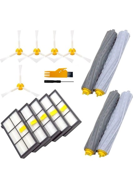 800 Serisi 870/871/880/980/990 Elektrikli Süpürge Rulo Filtreleri Yan Fırçalar Için Yedek Parçalar (Yurt Dışından)