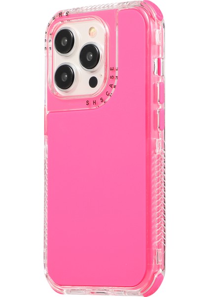 iPhone15 Pro Söndürülebilir 3-1 Arada Pc+Tpu Kapak Şok Geçirmez Cep Telefonu Vaka-Rose (Yurt Dışından) fırsatları