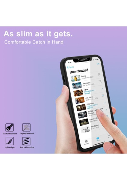 iPhone15 Pro Max Şeffaf Telefon Kılıfı Akrilik+Tpu Pet Screce Koruyucu-Doğru ile Tam Koruma Kapağı (Yurt Dışından) indirimleri