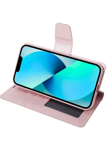 iPhone14 Plus Içincüzdan Telefon Kılıfı Plus Pu Deri Kapağı Magsafe-Rose Gold ile Uyumlu (Yurt Dışından) modelleri