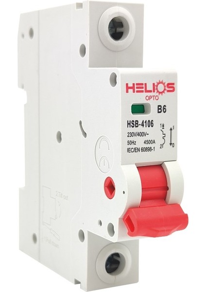 1X40A 4500KA B Tipi Monofaze W Otomat HSB-4140