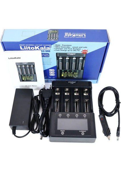 LiitoKala 3.7 LII-600 Pil Şarj Cihazı