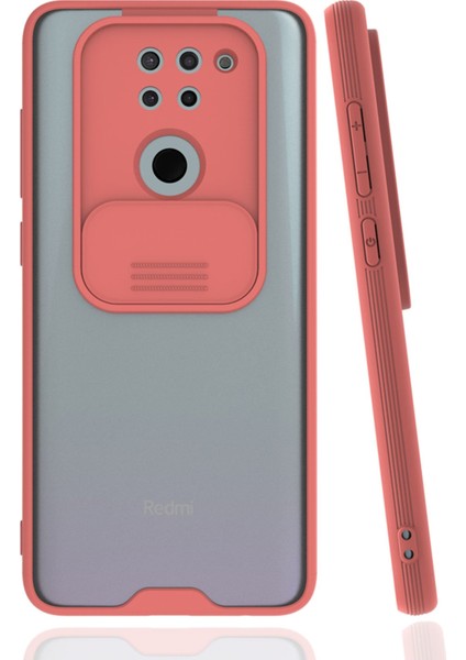 Xiaomi Redmi Note 9 Kılıf Platin Kamera Koruma Silikon - Pembe