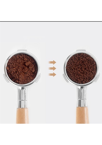 Espresso Kahve Karıştırıcı Espresso Dağıtım Aleti, Gül Ağacı Rengi (Yurt Dışından)