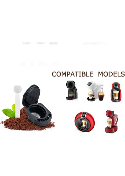 Kahve Adaptörü Dolce Gusto Yeniden Kullanılabilir Kapsül Adaptörü (Yurt Dışından)