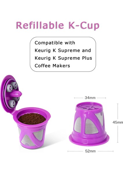 Keurig 2.0 Için 6 Adet Kahve Kapsülü K Bardak K Fincan Çoklu Döngüler (Yurt Dışından)