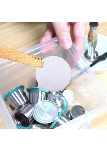 200PCS Alüminyum Espresso Kapakları Folyolar Mühürler Kahve Pod Çapı 37MM (Yurt Dışından)
