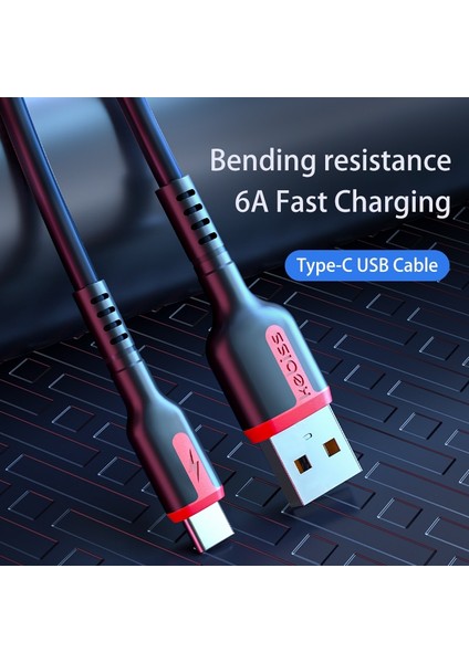 6A Süper Hızlı Şarj Tipi C Kablo Için Huawei P40 MATE40 Xiaomi Mi 12 Pro Redmi Poco Cep Telefonu Aksesuarları Şarj Cihazı USB C Kablosu (Yurt Dışından) indirimleri