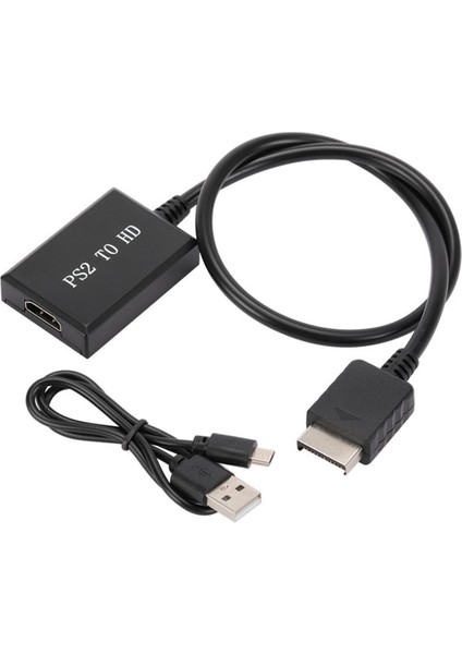 Ps2'den Hd'ye Ses Video Dönüştürücü Adaptör 1080P Ps1/2/3 Için Ekran Modları Hdtv Pc Için Full Hd Kablo Adaptörü (Yurt Dışından)