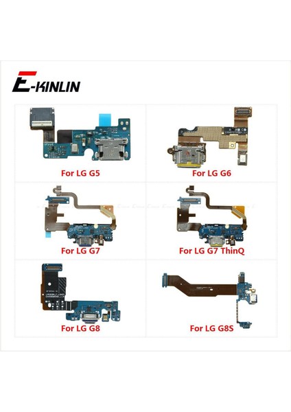 Şarj Cihazı USB Dock Şarj Dock Bağlantı Noktası Kurulu Mikrofon Mikrofon Flex Kablo Için Lg G5 G6 Artı G7 G8 Thinq (Yurt Dışından)