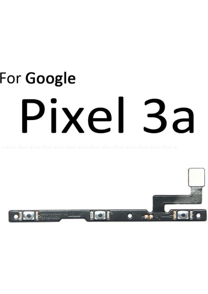 Güç Açık Kapalı Sessiz Anahtarı Kontrol Tuşu Ses Düğmesi Flex Kablo Google Pixel 2 3 3A 4 Xl 5 Yedek Parçalar (Yurt Dışından)