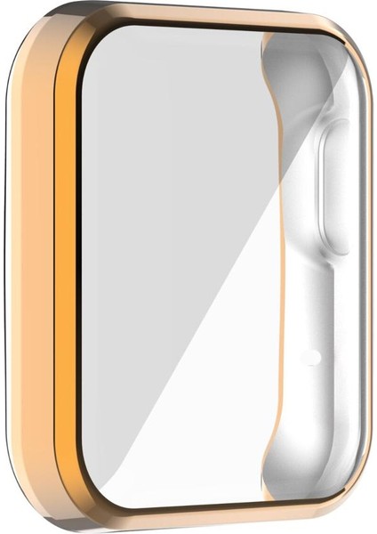 Xiaomi Mi Watch Lite Için Kaplama Tpu Koruyucu Kılıf Mi Watch Lite Için Tam Ekran Koruyucu Kabuk Kapak (Yurt Dışından)