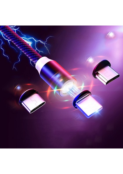 In 1 Manyetik Mikro USB Kablosu iPhone Samsung Android Için Hızlı Şarj Mıknatıs Şarj Cihazı USB C Tipi Kablo Cep Telefonu Kablosu Tel (Yurt Dışından) fiyatları