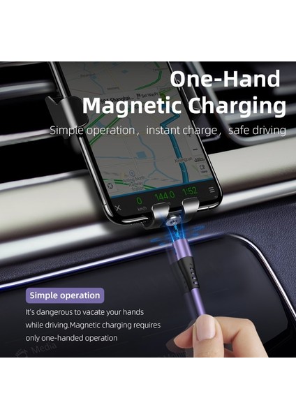 Aufu Sıvı Silikon Manyetik Şarj Aleti Kablosu Mikro USB Tip C Samsung Xiaomi Huawei Için Mıknatıs Şarj iPhone (Yurt Dışından)
