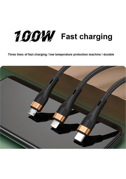 4ft 100W Hızlı Şarj Dizüstü Bilgisayar Kablosu-Yeşil (Yurt Dışından) fırsatları