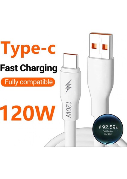 120 W 6A Hızlı Şarj USB Tip C Kablo Samsung Xıaomı Huaweı Oppo Telefon Süper Hızlı Şarj Cihazı Tarihi Mikro USB Kablo Tel Kordon (Yurt Dışından)